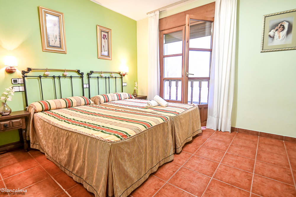 Hotel en Berlanga San Baudelio en Posada Los Leones dos camas