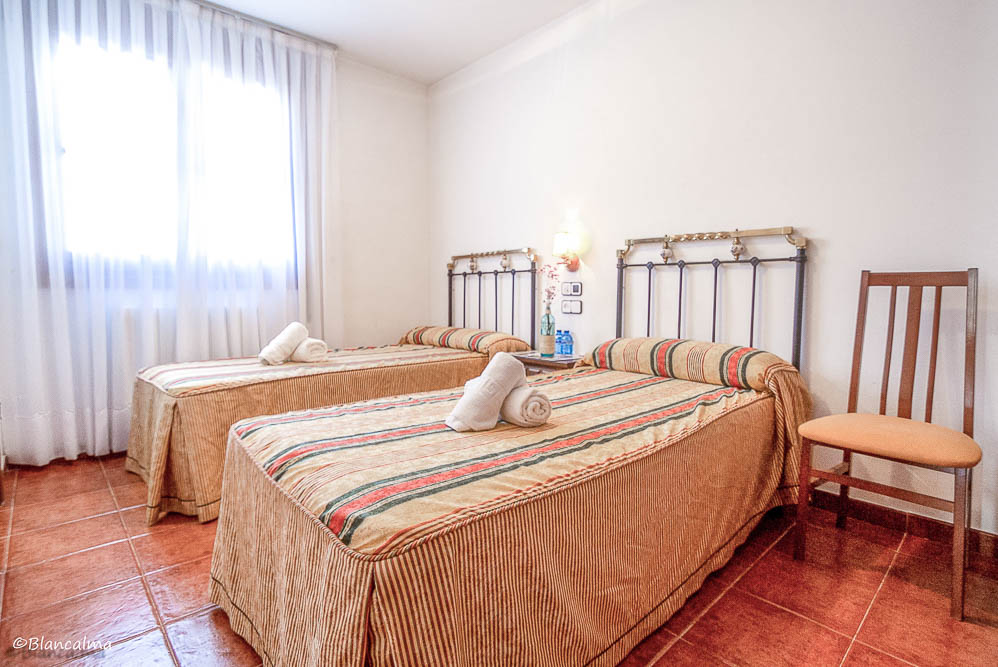 Hotel en Berlanga El Escalote en Posada Los Leones dos camas