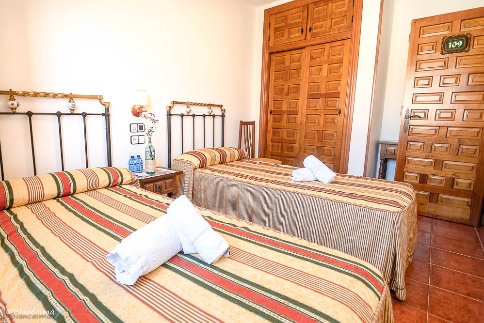 Hotel en Berlanga El Escalote en Posada Los Leones habitación